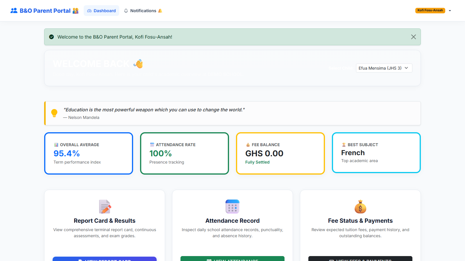Parent Portal