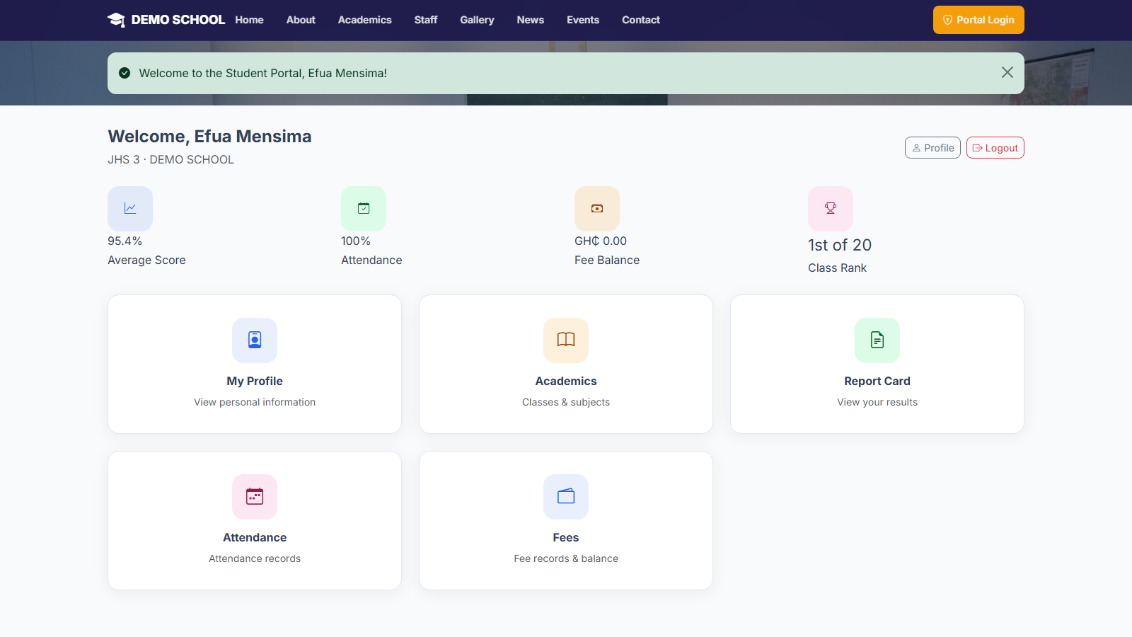 Student Portal